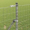vidaXL Zemný fix pre vonkajší europlot 10 x 1 m Pozinkovaná oceľ