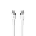 Večne flexibilný kábel USB-C - USB-C 2,0 m 60W biely