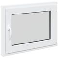 vidaXL Otočné a sklopné okno do suterénu RISOR 80 x 60 cm PVC a sklo