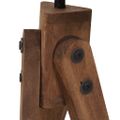 vidaXL Podlahová lampa 25 W starožitná mosadzná 45x45x120 cm E27