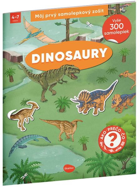 Môj prvý samolepkový zošit Dinosaury