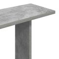 vidaXL Stenná polica Betónovo sivá 100 x 20 x 126 cm Kompozitné drevo