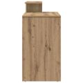 vidaXL Stôl Remeselný dub 120,5 x 44 x 88,5 cm Kompozitné drevo