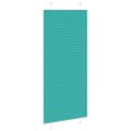 vidaXL Plisovaná roleta petrolejovo zelená 90x200 cm šírka látky 89,4 cm polyester