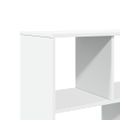 vidaXL Knižnica biela 100x33x156,5 cm kompozitné drevo