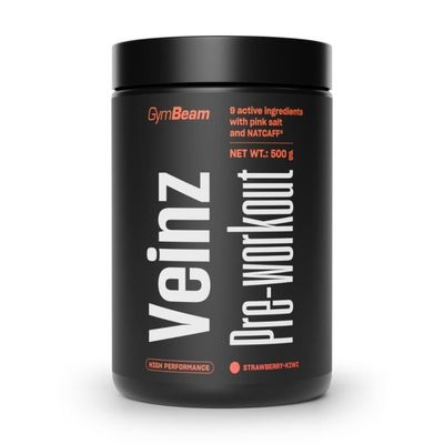 Veinz Pre-workout - GymBeam, jahoda kiwi