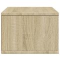 vidaXL Stojan na tlačiareň dub sonoma 40x32x22,5 cm kompozitné drevo