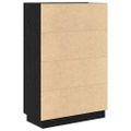 vidaXL Stôl Čierny dub 71.5 x 31.5 x 106.5 cm Kompozitné drevo