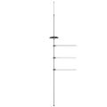 vidaXL Držiak na uteráky 47x280 cm hliník