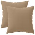 vidaXL Poťah na podložku 2 ks HEERLEN Sivohnedá 30 x 30 cm Polyester