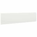 vidaXL Obrubník trávnika 20 ks 25 x 103 cm Biela