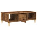 vidaXL Konferenčný stolík Staré drevo 102 x 55 x 35 cm
