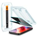 Spigen Glas.Tr ”Ez Fit” 2-Pack for iPhone 16 Pro 6,3" privacy