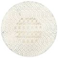vidaXL Okrúhly kovový bistro stolík vintage prevedenie 40x70 cm biely