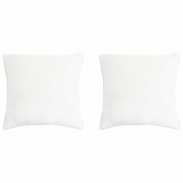 vidaXL Vankúš 2 pcs 80 x 80 cm Bambusové vlákno Biela