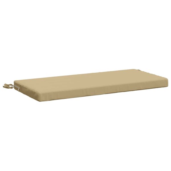 vidaXL Vankúš na lavičku SOEST 100% polyester Béžová 80 x 40 x 5 cm