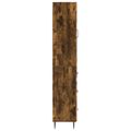 vidaXL Sada skríň 2 ks 33 x 34,5 x 90 cm Kompozitné drevo Dymový dub