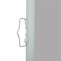vidaXL Zaťahovacia bočná markíza na terasu 117x514 cm, sivá