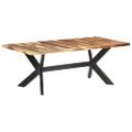 vidaXL Jedálenský stôl 200x100x75 cm, drevený masív s medovým náterom