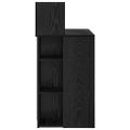 vidaXL Stôl Čierny dub Kompozitné drevo 90 x 48 x 101,5 cm