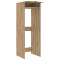 vidaXL Kabinet na práčku s úložiskom Remeselný dub 67,5 x 68 x 200 cm