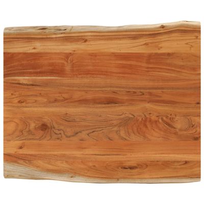 vidaXL Stolová doska 100x80x2,5 cm obdĺžnik akáciový masív živá hrana