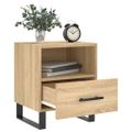 vidaXL Nočné stolíky 2 ks dub sonoma 40x35x47,5 cm kompozitné drevo