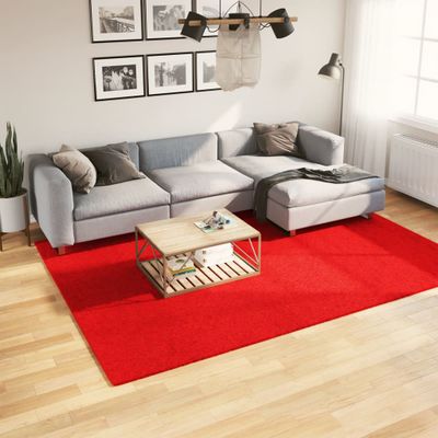 vidaXL Koberec OVIEDO krátky vlas červený 200x280 cm