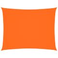 vidaXL Tieniaca plachta oxfordská látka obdĺžniková 2,5x3,5 m oranžová