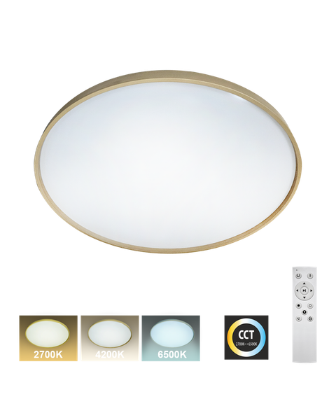 LED stropní svítidlo TR-616C - DRINA 36W 3420lm ø50cm CCT + ovladač Trixline