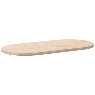 vidaXL Stolová doska 100x50x2,5 cm masívne borovicové drevo oválny tvar