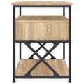 vidaXL Nočné stolíky 2 ks dub sonoma 40x42x55 cm kompozitné drevo