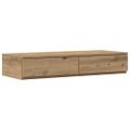 vidaXL Zásuvky pod posteľ Remeselný dub 90 x 36,5 x 16,5 cm