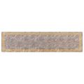 vidaXL Behúň MARSA Sivá 100 x 400 cm Polyester a PVC