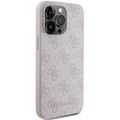 Obal Guess pre iPhone 15 Pro Max 6,7" GUHCP15XG4GFPI ružová HC PU 4G Metal Logo