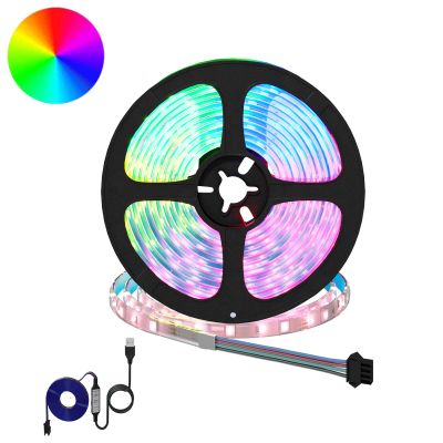 vidaXL LED pás 2 pcs Čierna a priehľadná 4700 mm Meď a plast