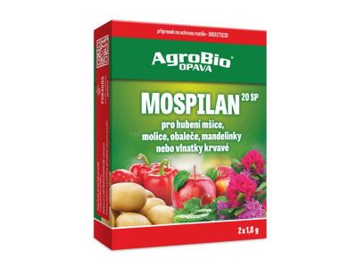 Prípravok proti voškám a moliam AGROBIO Mospilan 20 SP 2x1,8g