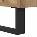 vidaXL TV skrinka dub artisan 100x35x55 cm spracované drevo