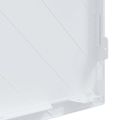 vidaXL Prístupové dosky Biela 40 x 40 cm ABS plast