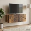 vidaXL Nástenná TV skrinka 78,5 x 31 cm Staré drevo Kompozitné drevo