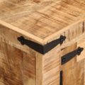 vidaXL TV skrinka 110x35x45 cm surový mangovníkový masív