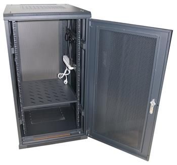 EUROCASE rack 22U/ model GW6822/ Standing Server Cabinet Rozvadec, rack 22U, 800×600, volne stojící, cerný