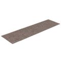 vidaXL Schodové rohože, samolepiace, 15 ks, 76x20 cm, béžové, obdĺžnikové