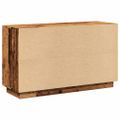 vidaXL Komoda staré drevo 102x35x60 cm kompozitné drevo