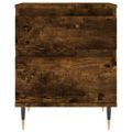 vidaXL Nočný stolík dymový dub 40x35x50 cm kompozitné drevo