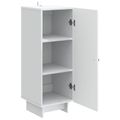 vidaXL Servírovacia skriňa Biela 33 x 34,5 x 90 cm Kompozitné drevo