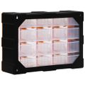 vidaXL Organizér so 16 strednými zásuvkami 52x16x37 cm