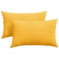 vidaXL Vankúše na pohovku 2 pcs Svetložltá 50 x 30 cm
