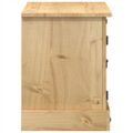 vidaXL TV skrinka Corona 100x40x52 cm, borovicový masív