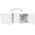 vidaXL Nástenné TV skrinky 2 ks biele 30,5x30x30 cm